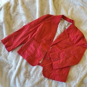 Red elevenses jacket blazer